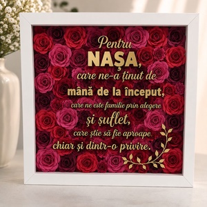 Ramă decorativă cu flori 3D din hârtie cartonată � personalizată după dorința ta - arte vizuale și accesorii  - imagini cu broderii - alte tablouri textil - Artynos.ro