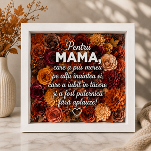 Rama decorativa cu flori 3D din hartie cartonata – personalizata dupa dorinta ta, Arte vizuale si accesorii , Imagini cu broderii, Alte tablouri textil, Altele, Adauga un plus de eleganta si emotie oricarui spatiu cu aceasta rama decorativa realizata manual, d..., ARTYNOS