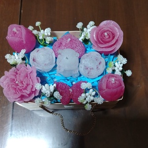 Geanta roz - casă & stil de viață - lumânări, parfumuri, arome - ceară parfumată - Artynos.ro