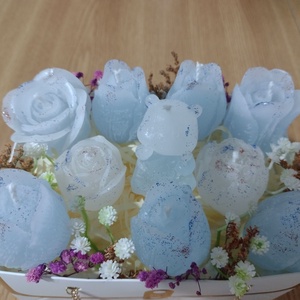 Geanta alba - casă & stil de viață - lumânări, parfumuri, arome - ceară parfumată - Artynos.ro