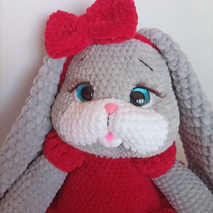 Iepuras crosetat - jucării și echipamente pentru copii - plușuri - figurine de pluș - Artynos.ro
