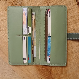 Portofel dama din piele naturala pictat sau gravat LASER - genți și portofele - portofele, huse, suporturi - portofele - portofele damă - Artynos.ro