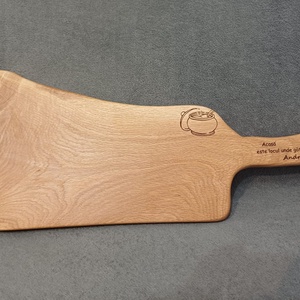 Tocator de lemn de stejar personalizat - casă & stil de viață - accesorii pentru echipamente de bucătărie - accesorii pentru coacere și gătit - tocător  - Artynos.ro