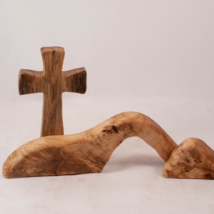 Decorațiune de Paște cu cruce, cruce din lemn - casă & stil de viață - accesorii religioase - cruce - Artynos.ro