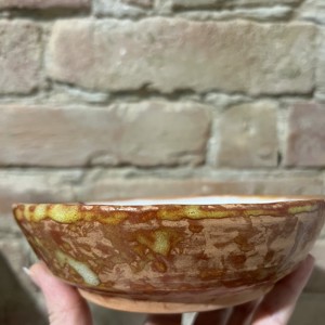 Farfurie ceramică pictată manual - peisaj oriental (17 cm) -  - Artynos.ro