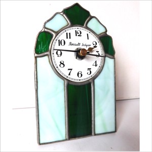 Ceas Tiffany vintage cu inscripția Renault Indycar - casă & stil de viață - decorațiuni de casă - decorațiuni de pereți - ceasuri de perete - Artynos.ro