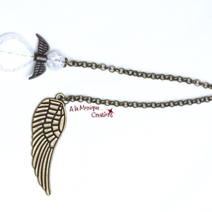 Semn de carte cu ingeras - cărți și creații cu tematică muzicală, cadouri - semn de carte - Artynos.ro