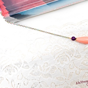 Semn de carte cu om de zapada si jad - cărți și creații cu tematică muzicală, cadouri - semn de carte - Artynos.ro