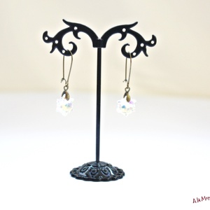 Cercei fulgi de zapada - bijuterii - cercei - cercei din sticlă - Artynos.ro