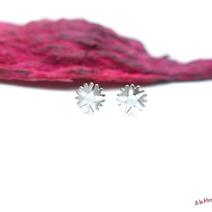 Cercei fulg de argint - Artynos.ro