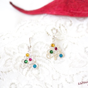 Cercei bradut de argint - bijuterii - cercei - cercei din argint - Artynos.ro