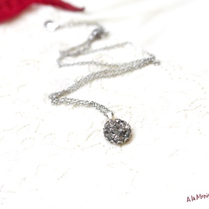 Colier cu druzy gri argintiu - Artynos.ro