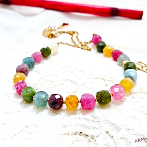 Colier de Craciun cu turmalina - Artynos.ro