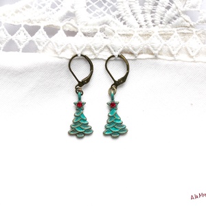 Cercei bradut cu cristale Swarovski - bijuterii - cercei - cercei lungi - Artynos.ro