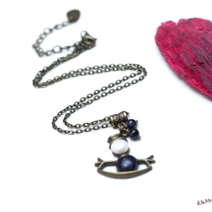 Colier om de zapada alb - Artynos.ro