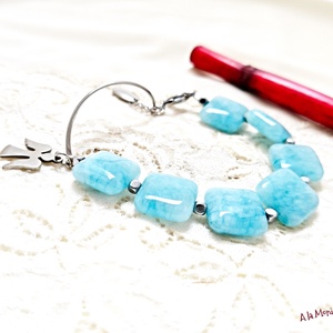 Bratara cu angelit si ingeras - Artynos.ro