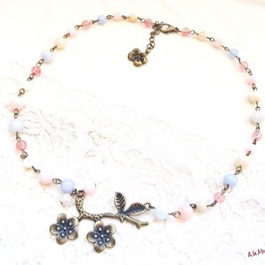 Colier cu cuart pastel - bijuterii - coliere - coliere din pietre semiprețioase - Artynos.ro