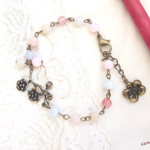 Bratara cu cuart pastel - bijuterii - brățări - brățări din pietre semiprețioase - Artynos.ro