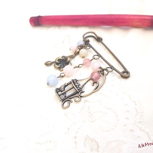 Brosa cu cuart pastel - Artynos.ro