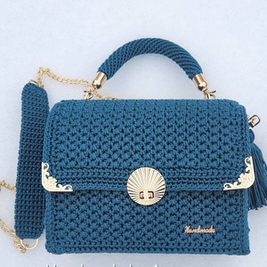 Poseta BILIANA, Genti si portofele, Genti de mana si umar, Geanta crossbody, Crosetat, Cusatura, ARTYNOS