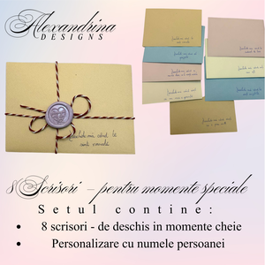 Cadou pentru Mame � Set 8 Scrisori de Incurajare pentru Momente Grele , Bijuterii, Martisor, Arta de hartie, ARTYNOS