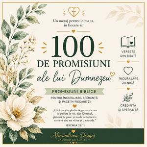 Borcan cu 100 de Promisiuni ale lui Dumnezeu  - Artynos.ro