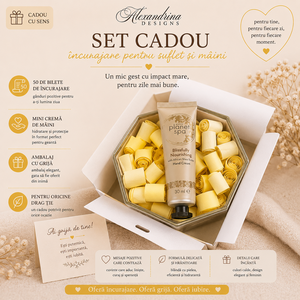 Set cadou cu 50 de bilețele motivaționale - casă & stil de viață - seturi de cadou - Artynos.ro