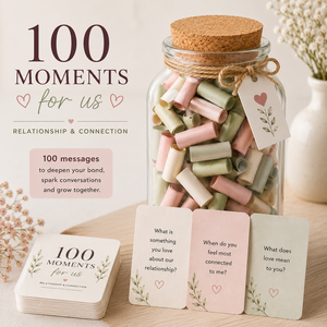 Borcan cadou cu 100 de mesaje pentru momente speciale - in Engleza, Accesorii nunta, Accesorii si cadouri de burlecite, Arta de hartie, Acest borcan contine 100 de mesaje atent alese, menite sa consolideze legatura si comunicarea in cu..., ARTYNOS