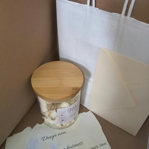 Cadou femeie � Borcan cu 100 de mesaje pentru suflet, scrisoare personalizată și pungă cadou - casă & stil de viață - seturi de cadou - Artynos.ro