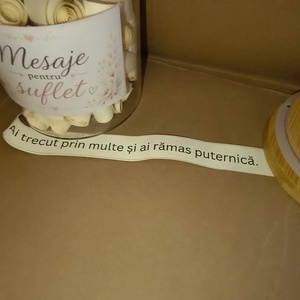 Cadou femeie � Borcan cu 100 de mesaje pentru suflet, scrisoare personalizată și pungă cadou - casă & stil de viață - seturi de cadou - Artynos.ro
