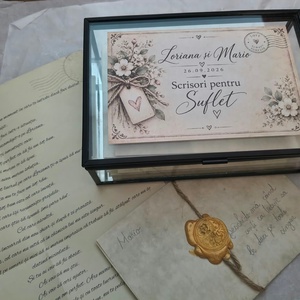 Cutie cu 15 Scrisori pentru Suflet � Cadou Emotionant Personalizat - Artynos.ro