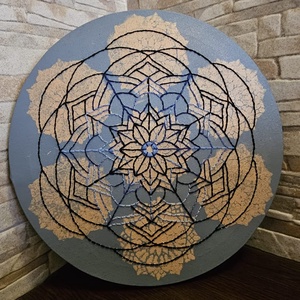 Tablou canvas Mandala, Casă & Stil de viață, Accesorii pentru decorat casa, Picturi murale, Tablouri/picturi pe pânză, Broderie, Pictură, ARTYNOS