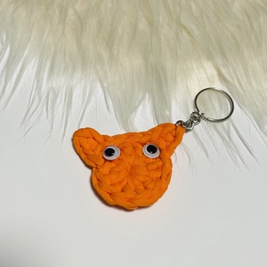 Breloc croșetat vulpiță - genți și portofele - accesorii genți - breloc - Artynos.ro