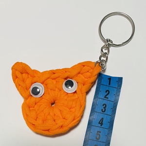 Breloc croșetat vulpiță - genți și portofele - accesorii genți - breloc - Artynos.ro