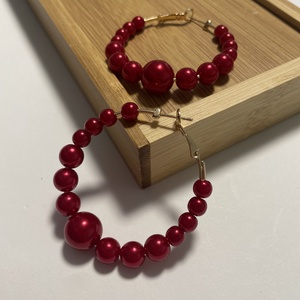 Cercei eleganți cu perle  - accesorii nuntă - bijuterii mireasă - cercei mireasă - Artynos.ro