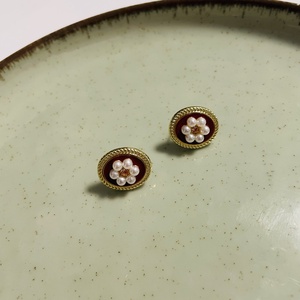 Cercei ovali vintage � eleganta cu suflet romantic , Accesorii nunta, Bijuterii mireasa, Cercei mireasa, , ARTYNOS