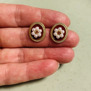 Cercei ovali vintage � eleganță cu suflet romantic  - accesorii nuntă - bijuterii mireasă - cercei mireasă - Artynos.ro