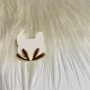 Cercei inimioare aurii � eleganta cu un strop de romantism , Accesorii nunta, Bijuterii mireasa, Cercei mireasa, , ARTYNOS