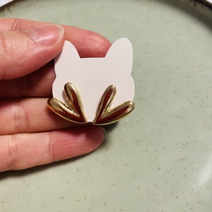 Cercei inimioare aurii � eleganță cu un strop de romantism  - accesorii nuntă - bijuterii mireasă - cercei mireasă - Artynos.ro