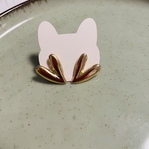 Cercei inimioare aurii � eleganță cu un strop de romantism  - accesorii nuntă - bijuterii mireasă - cercei mireasă - Artynos.ro