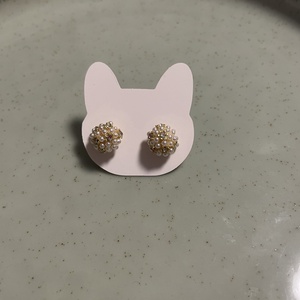 Cercei eleganț- perluțe - accesorii nuntă - bijuterii mireasă - cercei mireasă - Artynos.ro