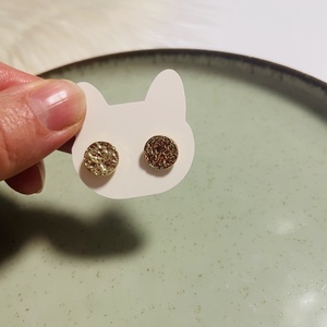 Cercei aurii - accesorii nuntă - bijuterii mireasă - cercei mireasă - Artynos.ro