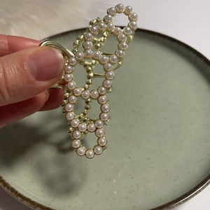 Clema par cu perle, Imbracaminte si moda, Accesorii par, Banda de par si agrafe par, , ARTYNOS