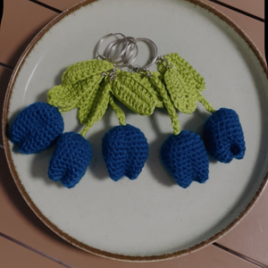 Lalea albastra , Genti si portofele, Accesorii genti, Breloc, , ARTYNOS