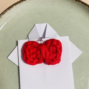 Breloc fundiță sub formă de papion  - genți și portofele - accesorii genți - breloc - Artynos.ro