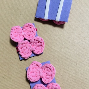 Set de doua elastice pentru par fundita, Imbracaminte si moda, Accesorii par, Elastic de par, , ARTYNOS