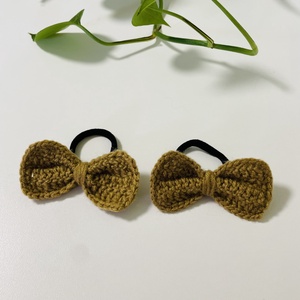 Elastic de păr handmade � eleganță în tonuri calde - îmbrăcăminte și modă - accesorii păr - elastic de păr - Artynos.ro