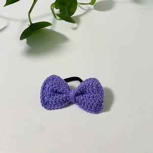 Elastic de par handmade � delicatete in tonuri de mov - Artynos.ro