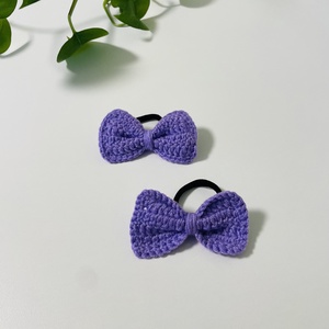 Elastic de păr handmade � delicatețe în tonuri de mov - îmbrăcăminte și modă - accesorii păr - elastic de păr - Artynos.ro