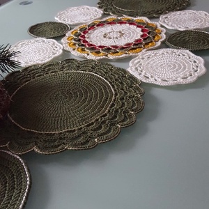 Aler de masa crosetat/Fata de masa crosetata, Casa & Stil de viata, Decoratiuni de casa, Decoratiuni de masa si rafturi, Fete de masa crosetate, Crosetat, ARTYNOS